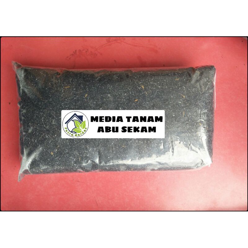 Media tanam Abu sekam/sekam bakar/arang sekam 1000gr