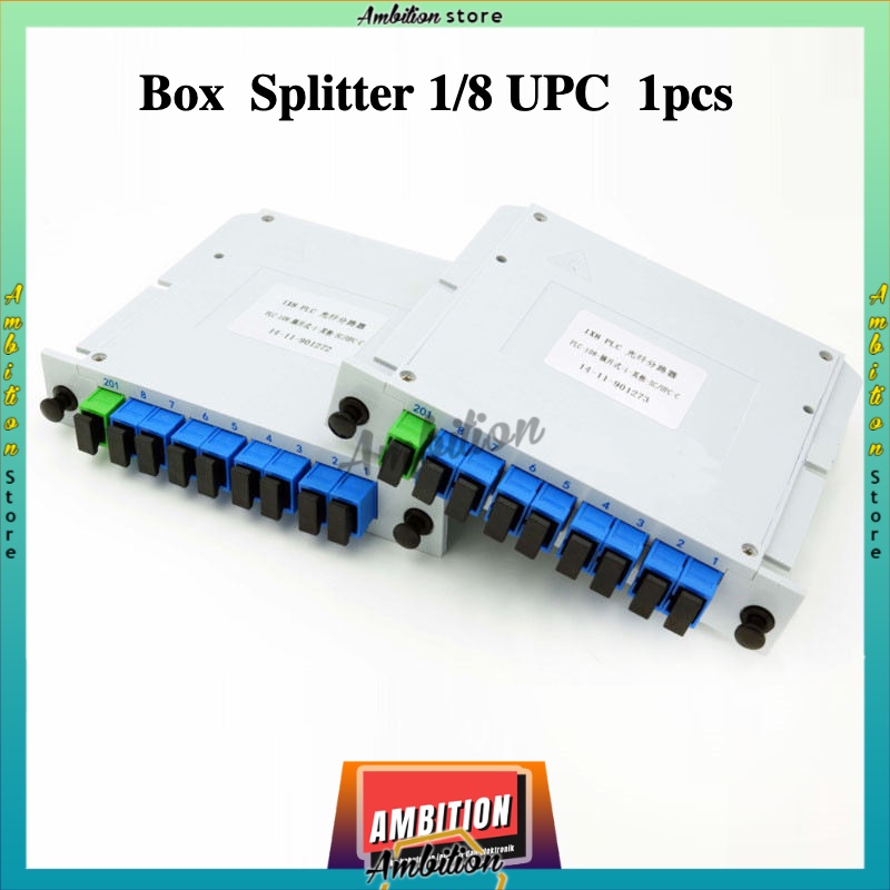 JUAL Passive Splitter Box 1-8 SC UPC