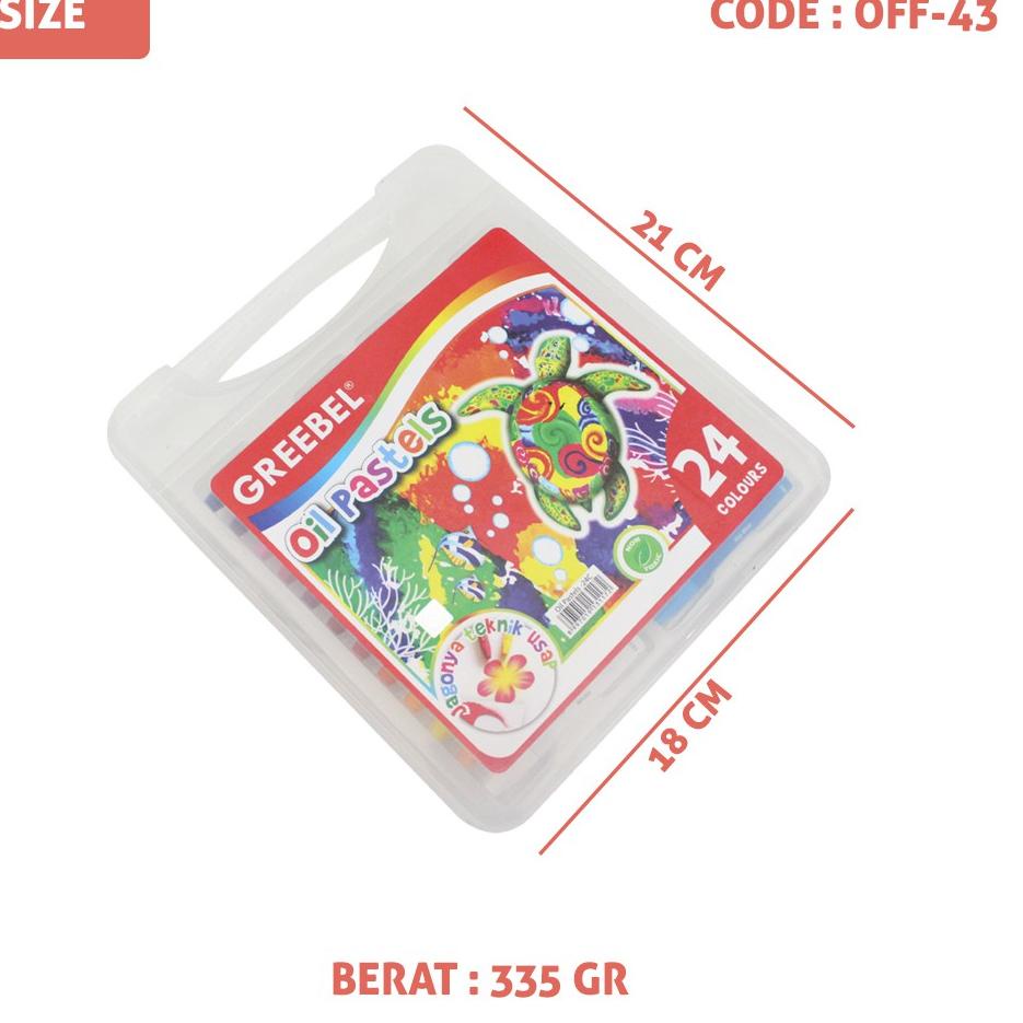 

CODEV1h1G--KRAYON ARTIST TRANSPARANT ISI 24 WARNA GREEBEL OIL PASTELS PP CRAYON GRIBEL ART - OFF-43