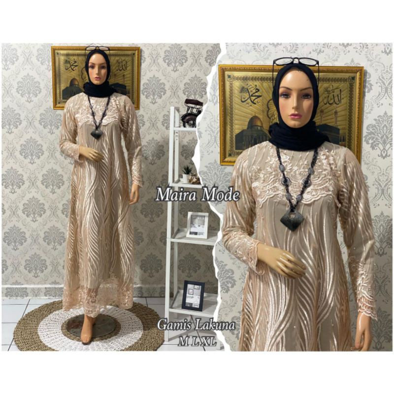 gamis pesta gamis tile gamis brokat gamis pesta muslimah