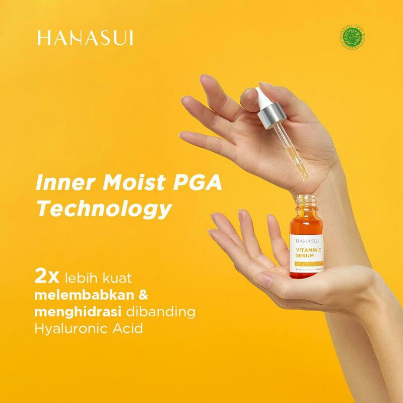 SERUM VITAMIN C HANASUI KUNING ASLI BPOM / SERUM WAJAH VIT C &amp; E ORIGINAL