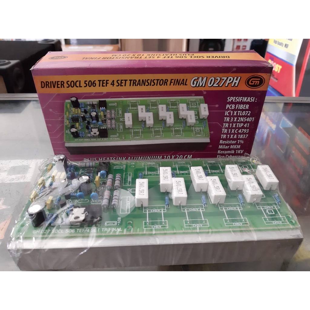 Driver SOCL 506 TEF 4 SET TRANSISTOR FINAL GM027 PH