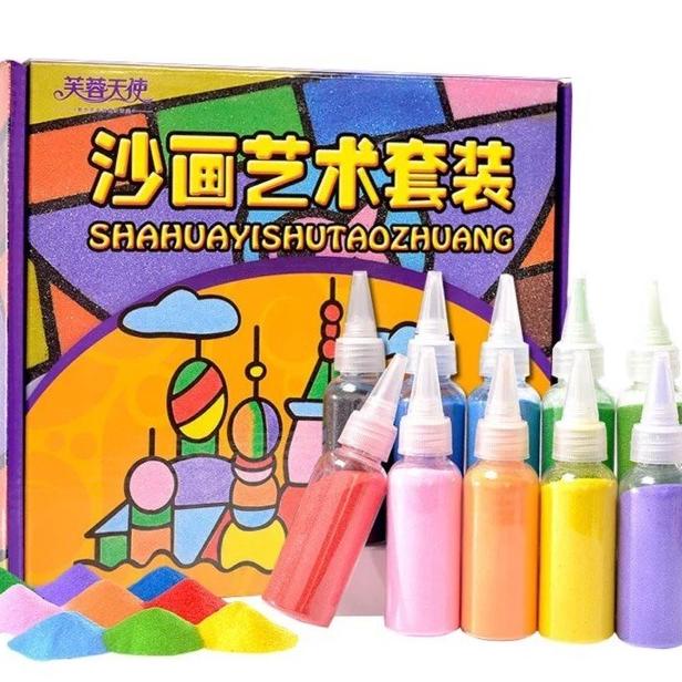 

Sand Art Painting mainan edukasi alat lukis menggambar pasir mewarnai