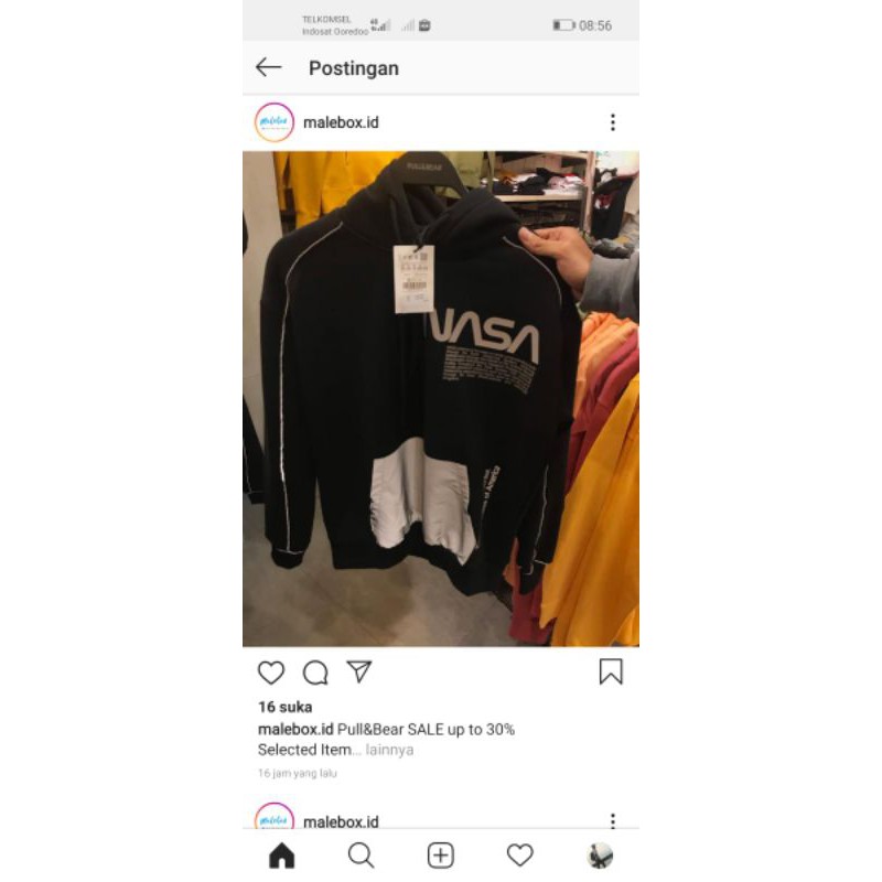 Hoodie Nasa by Pull&Bear