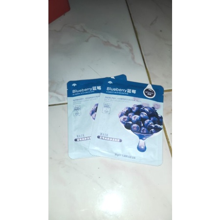 face mask hchana blueberry,produk dari hchana