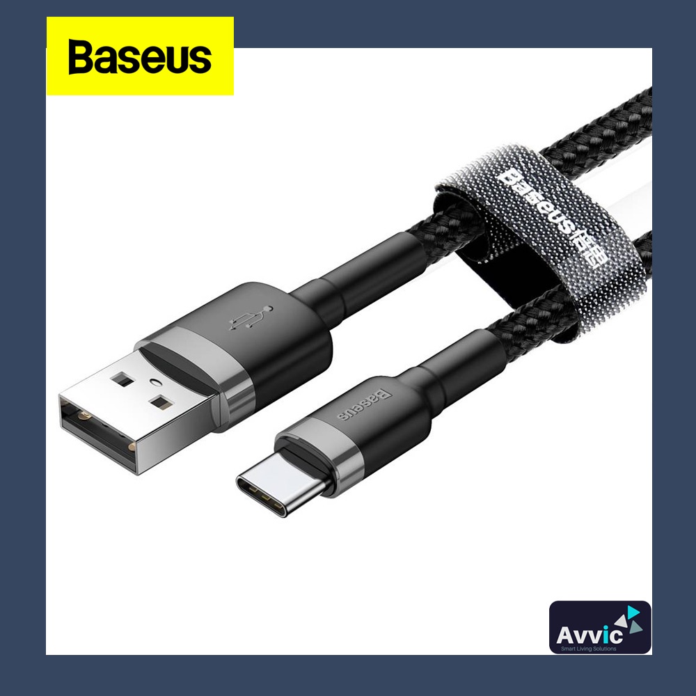 BASEUS Kabel USB to Type C Fast Charge Cafule Cable Charger 3A 1m