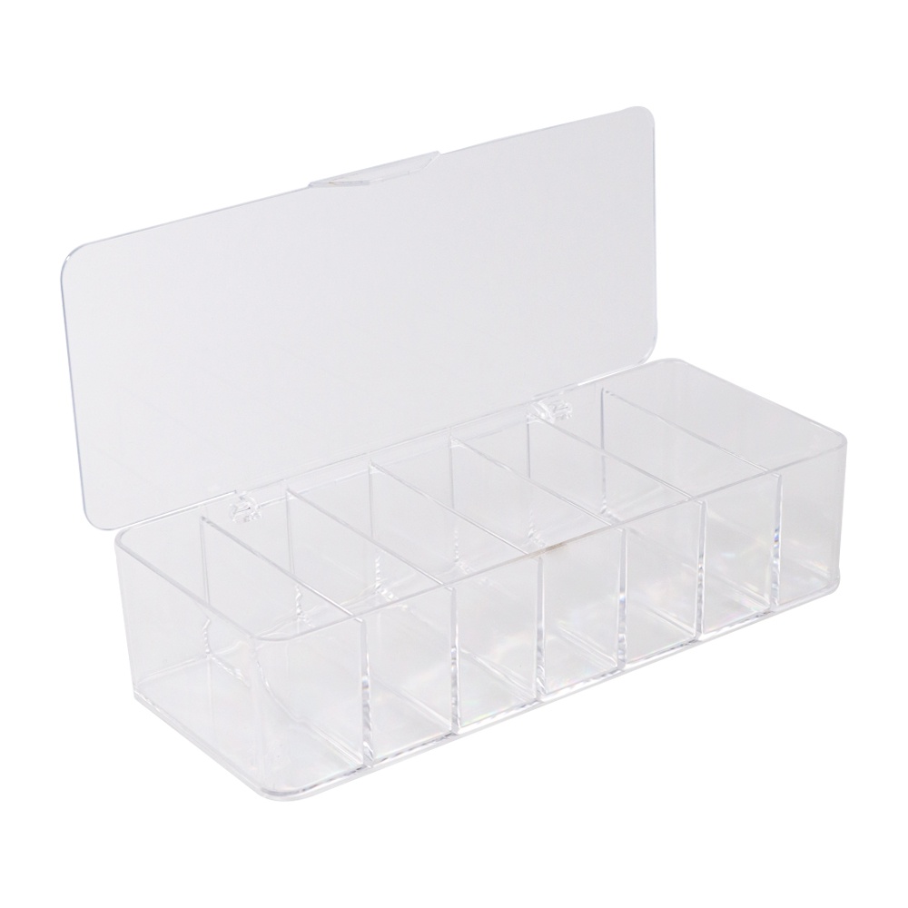 Kotak Kabel Organizer Cable Storage Box 7 Slot with Cover - BN-2046 - White