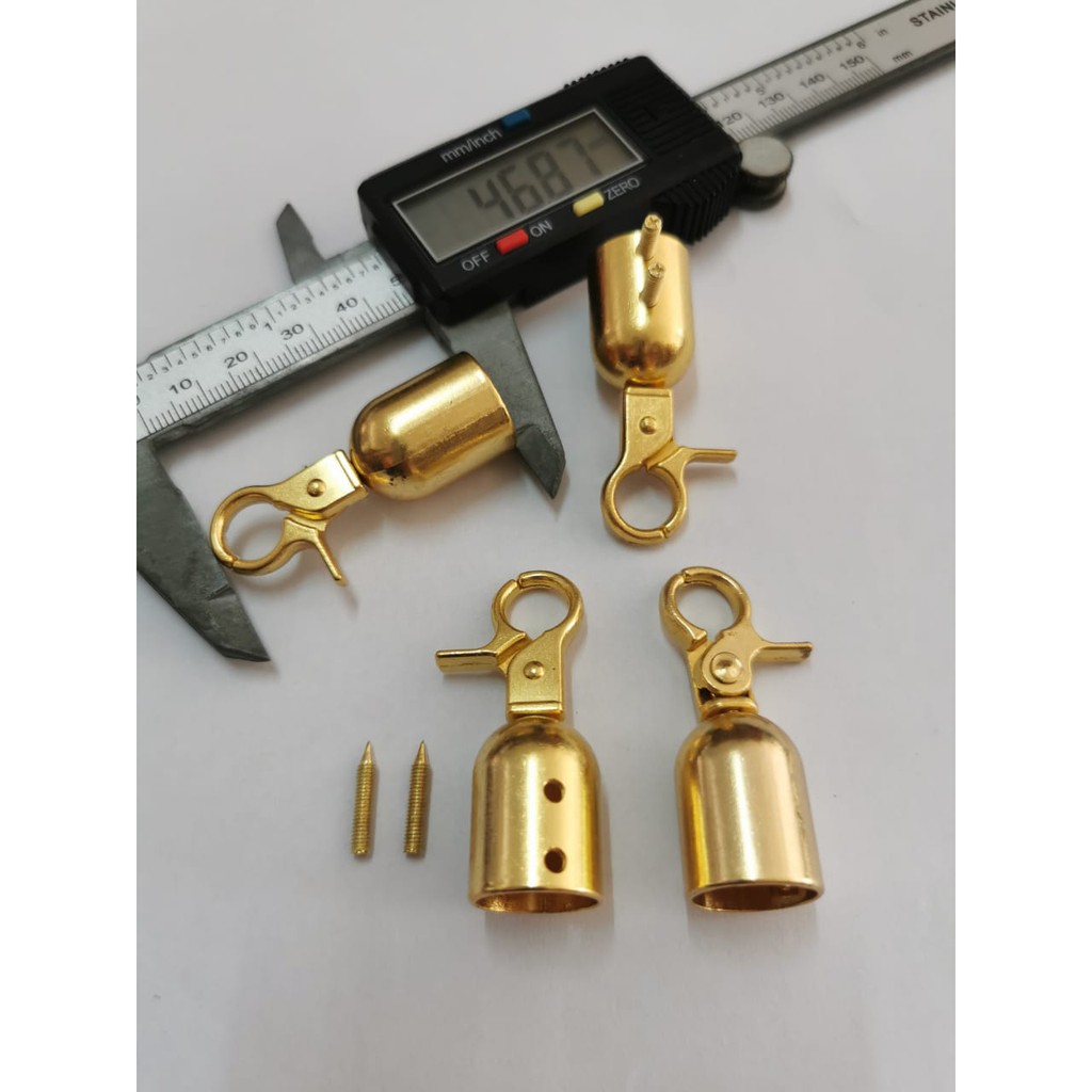 [12 pcs]/ Kaitan lonceng tas / lonceng kait + baut