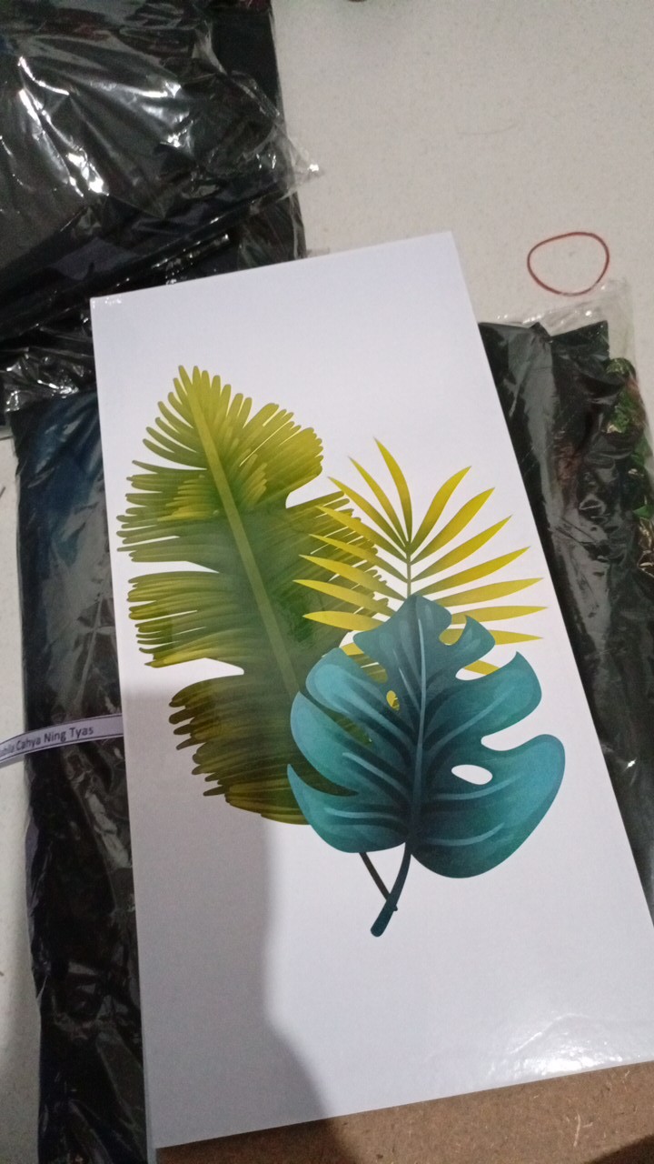 Decor Art Hiasan Dekorasi Dinding Kamar Rumah Bunga Cantik Wall Decor - Fl 23