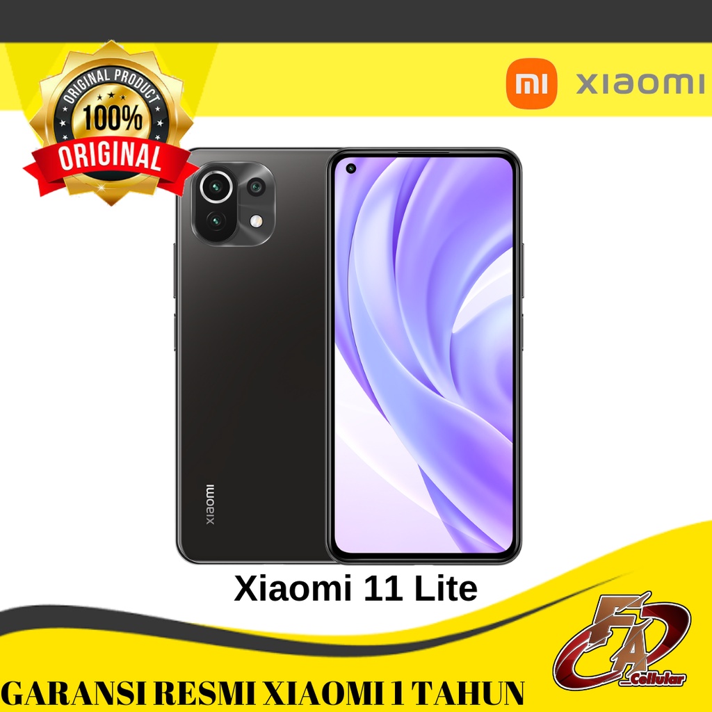 Xiaomi 11 Lite 8/128 - Garansi Resmi Xiaomi TAM 1 Tahun