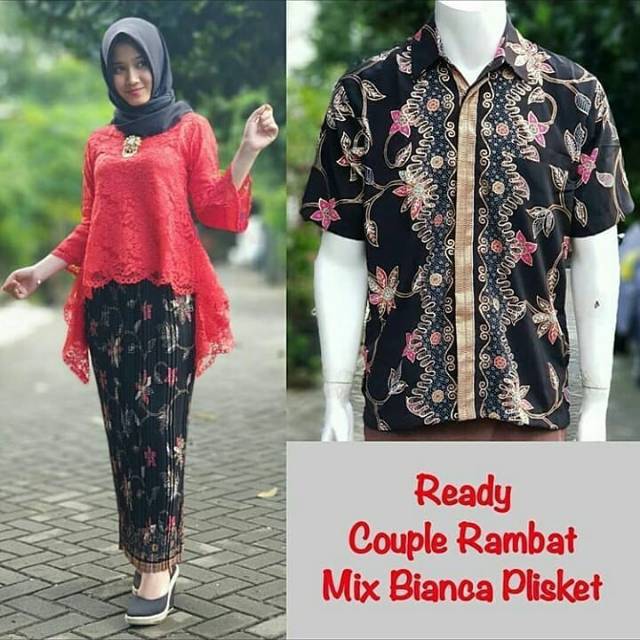 (ORIGINAL) Kebaya wisuda - Kebaya brokat - plisket - kebaya couple - batik couple - brokat modern