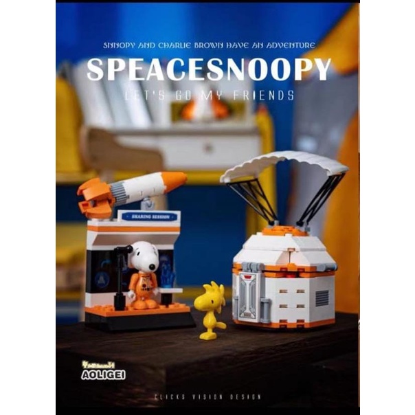 PAJANGAN + MAINAN LEGO ORI SNOOPY NO 46