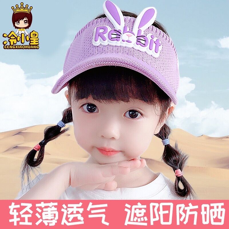 HZ Topi Anak Rabbit Topi Golf Anak Rabbit Topi Anak Visor Topi Pantai Sunshade