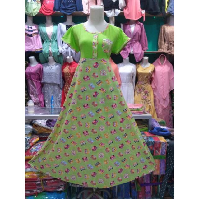 Daster amro klok panjang lengan pendek