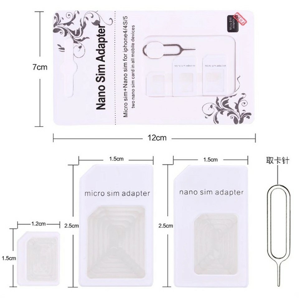 NOOSY SIM CARD ADAPTOR 3in1 Pin Ejector - LPM Shop