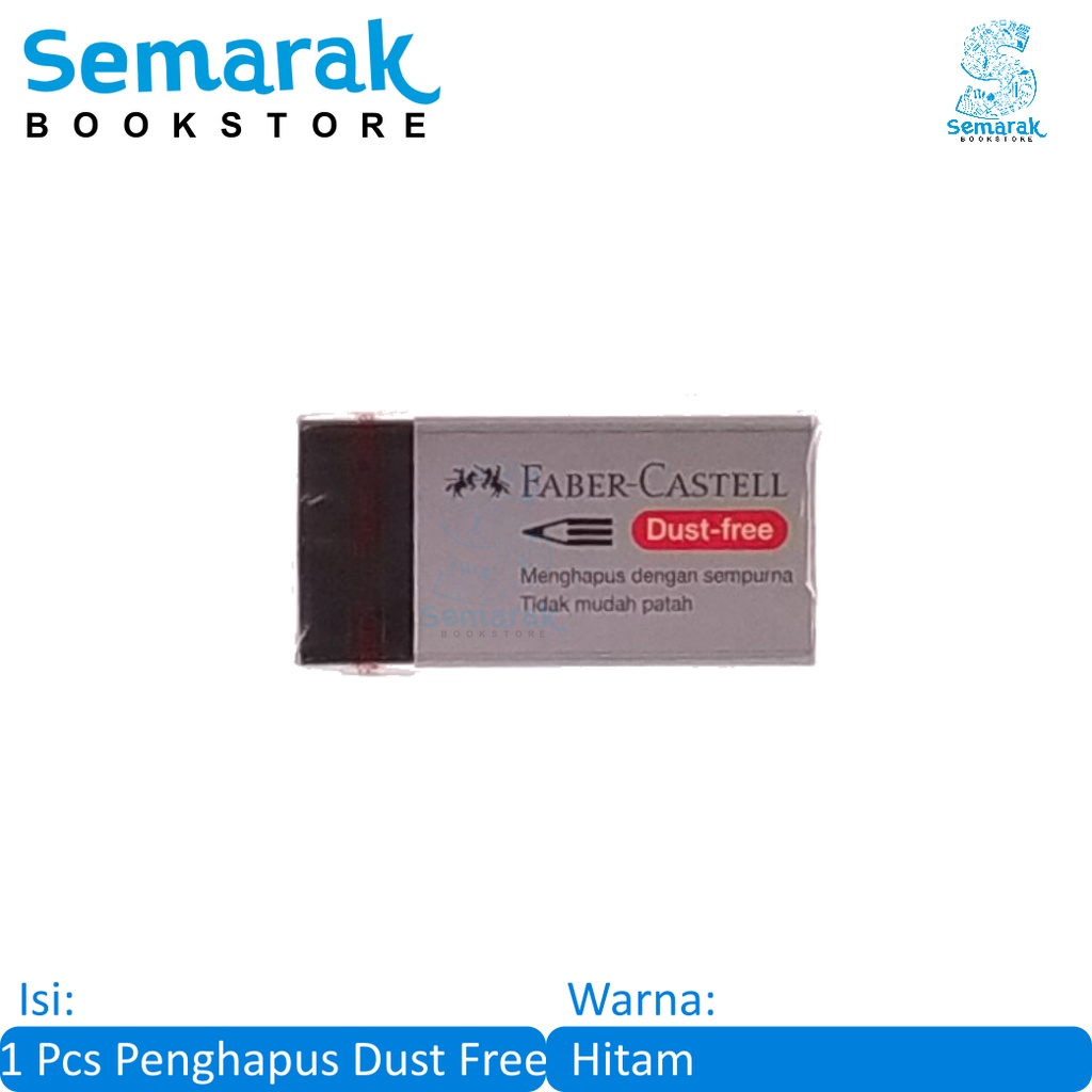 

Faber Castell Eraser Dust-Free 187999 Penghapus Besar - Hitam