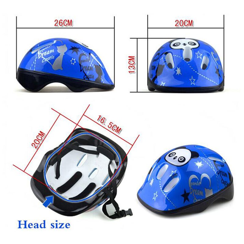 SET Helm Dan Decker Motif panda / Helm sport / Helm Pelindung anak