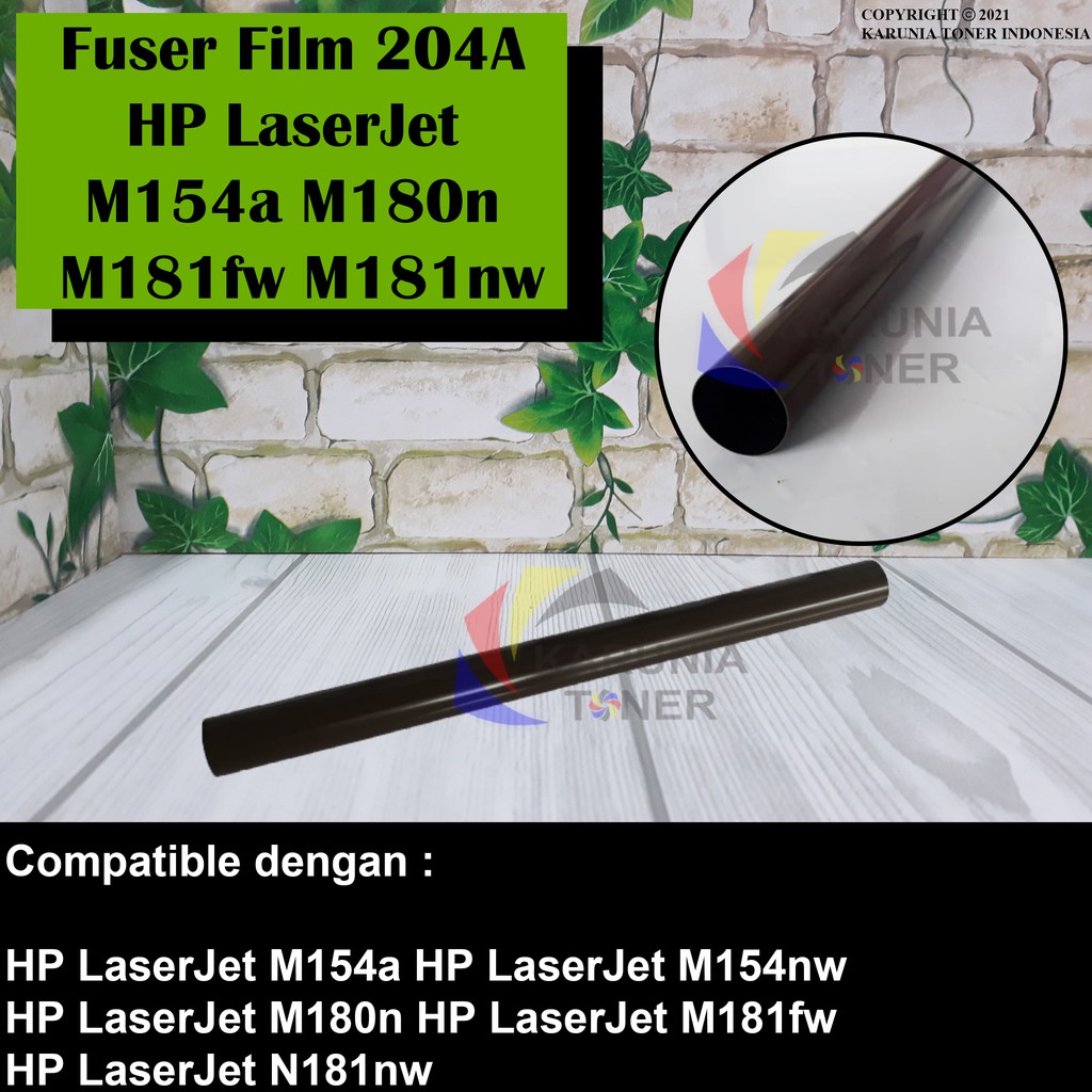 Fuser Film HP LaserJet 204A M154a M154nw M180n M181fw M181nw