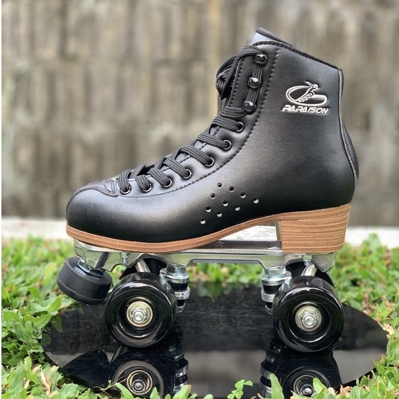 Sepatu Roda Quad Skate Papaison Black Brown