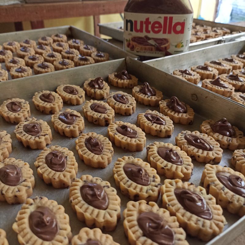 

nutella butter cookies