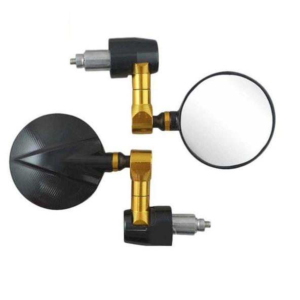 ● Spion jalu bar end bulat besar full cnc semua motor N max Aerox Vario 125 150 Mio Vixion Beat Fu ☝