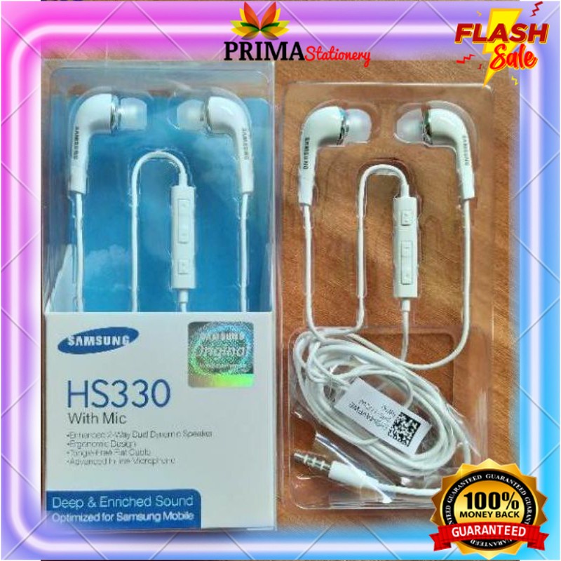 Headset Earphone Samsung A70 ORIGINAL 100% - HS330 ( Super Bass )
