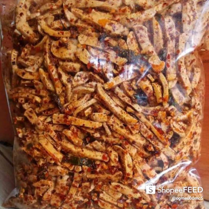 basreng 1 kg pedas daun jeruk sultan bandung viral tiktok-Pedas