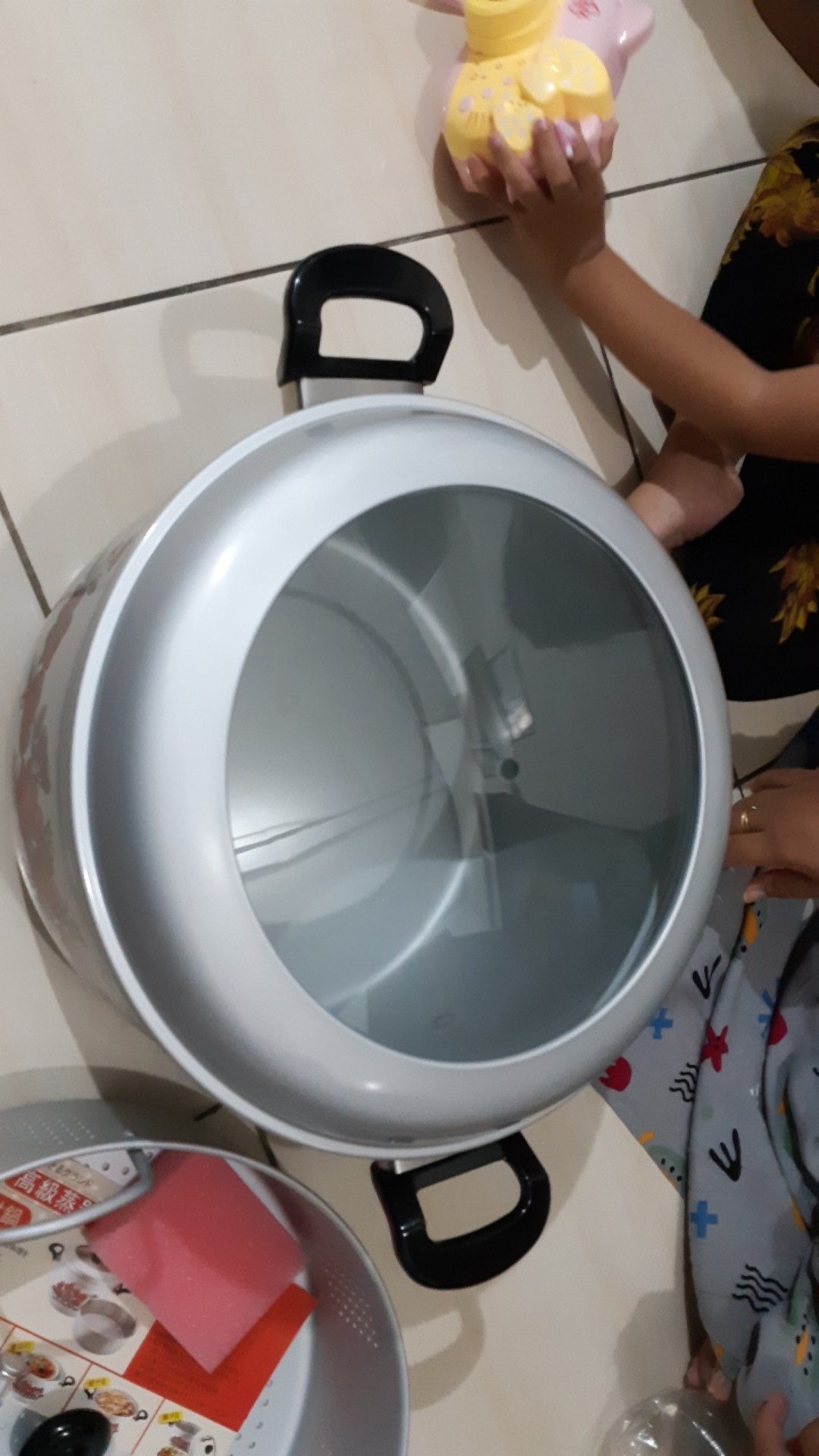 Panca Guna / Panci Kukusan 30cm Tutup Kaca Maspion