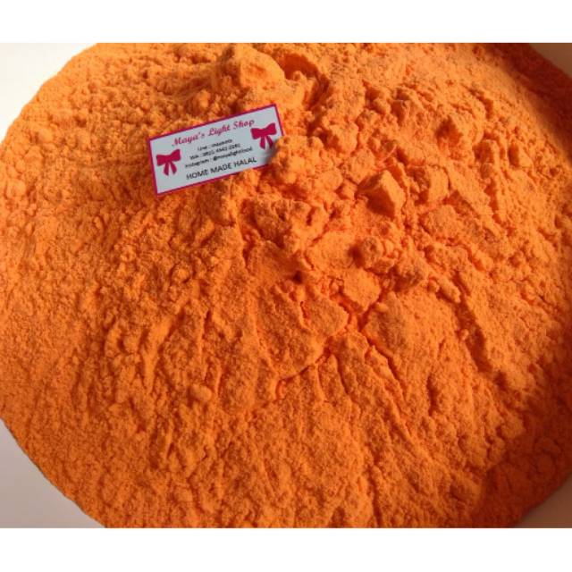 Keju bubuk oren 1kg seenak kerry cheztone red cheddar dels halal saus keju bumbu tabur cheese powder bubuk