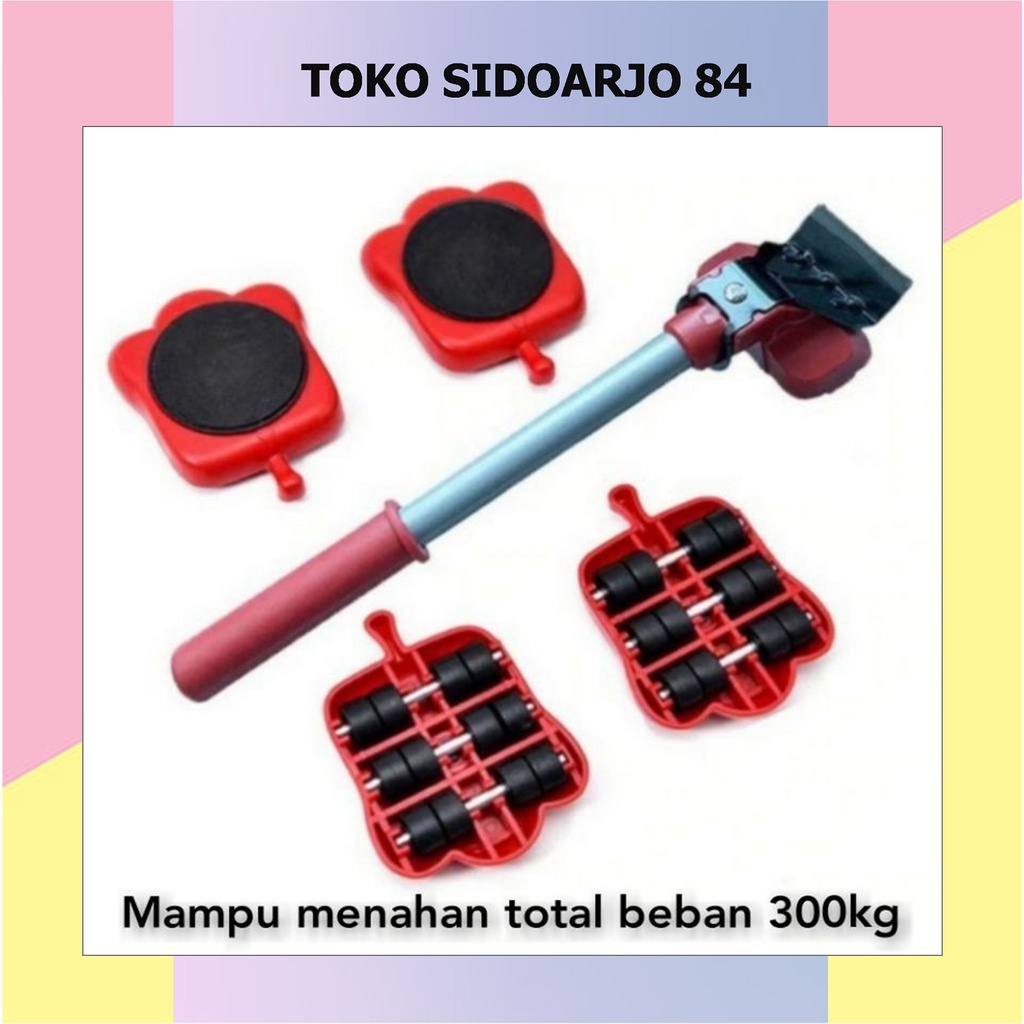 Moving Tools Artifact Furniture Mover Tool Roller 4 Set Alat Roda Pemindah Lemari Meja Barang Berat perkakasrumahronikmurah rperkakasrumahtangga perkakasrumahsolo perkakasrumahsemarag dongkrakpindahbarangmurah dongkrakpindahbarang furniturelifter