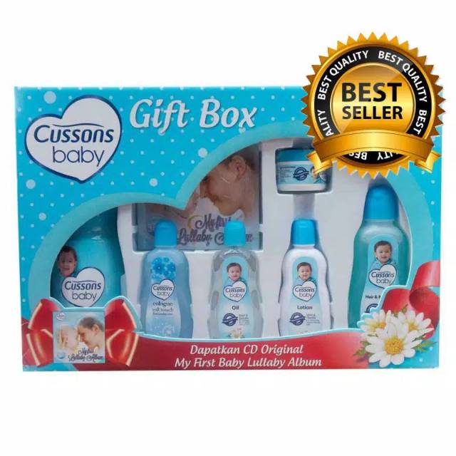 CUSSONS Baby Gift Set Box / CUSSONS Perlengkapan Mandi Bayi / CUSSON