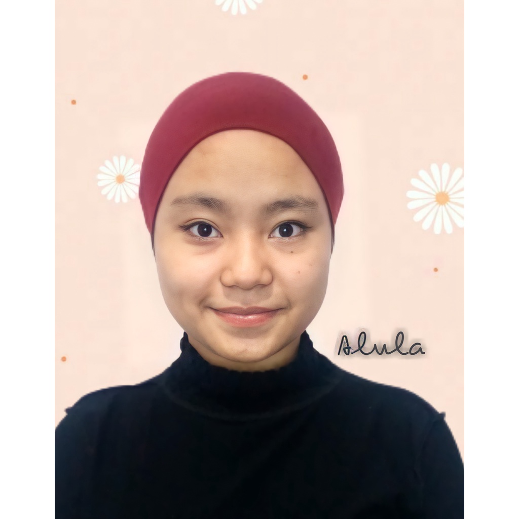 Ciput bahan kaos/Ciput kaos/Ciput rajut/bandana/Ciput kerudung/Daleman kerudung/inner Daleman hijab/