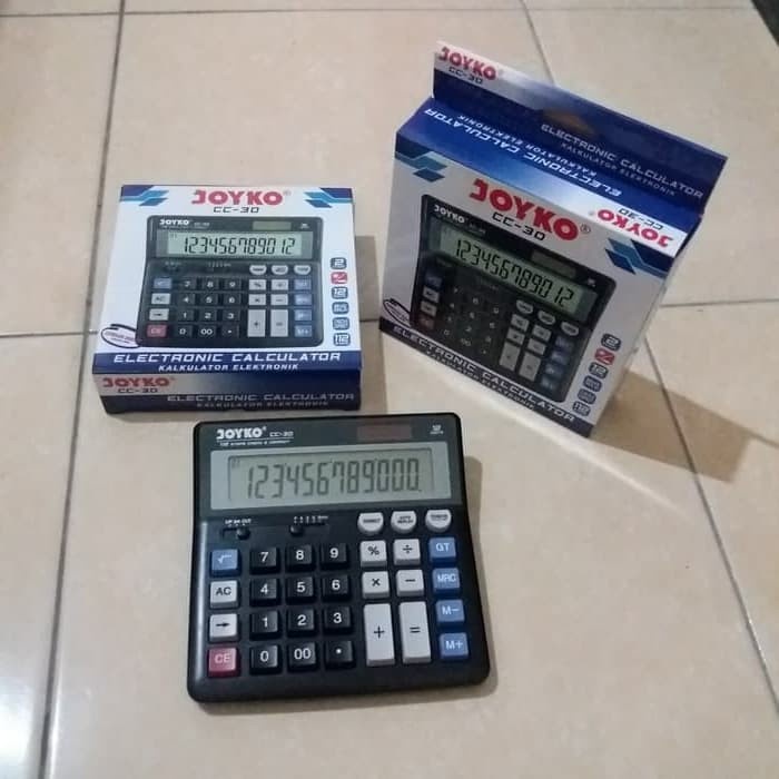 Kalkulator Joyko Cc-30 12 Digit / Calculator 12 Digit Joyko Cc-30