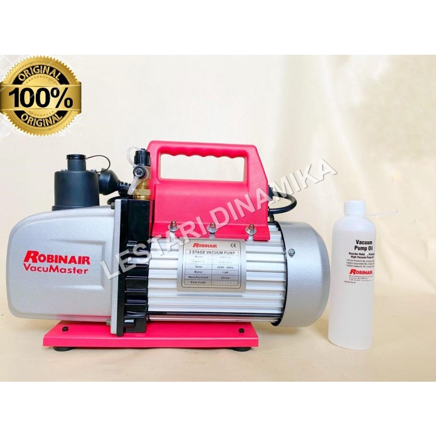 Vacuum Pump Robinair 15501 2stage 1/2PK