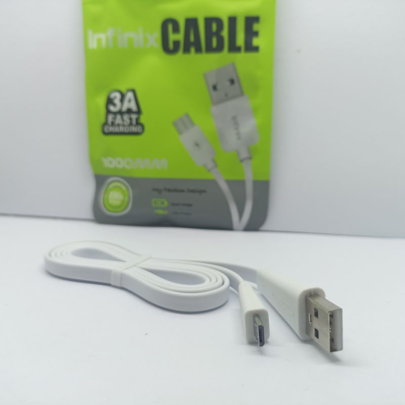 Kabel Data Infinix Hot 9 play Hot 10 Play Fast Charging 3.A Micro USB Bisa Buat Tipe Infinix Micro Usb Lainya Original