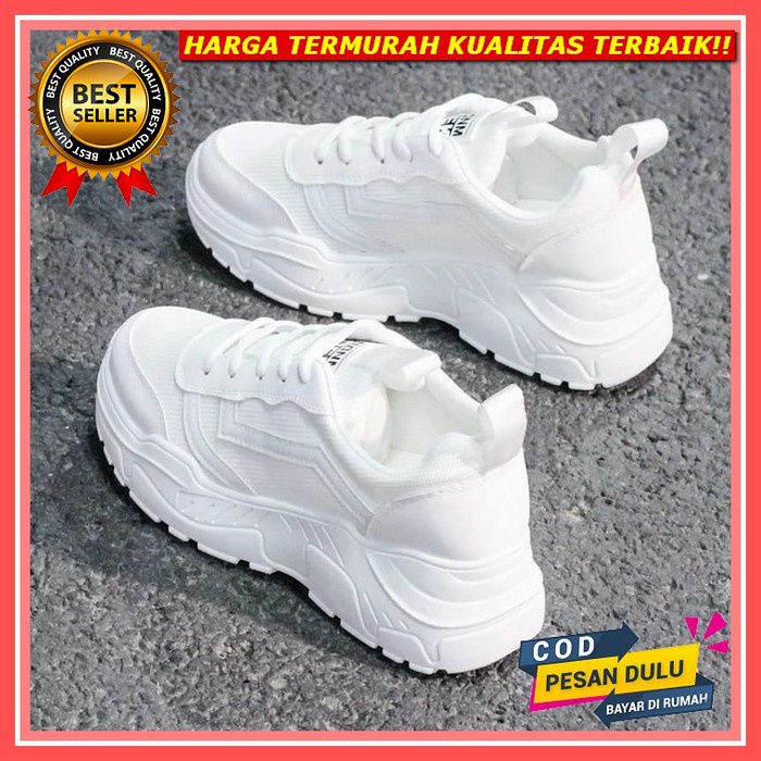 New Sneakers Wanita Korea Milenium Casual Murah Spatu Wanita Kasual Kekinian Srs Import Terbaru Mura