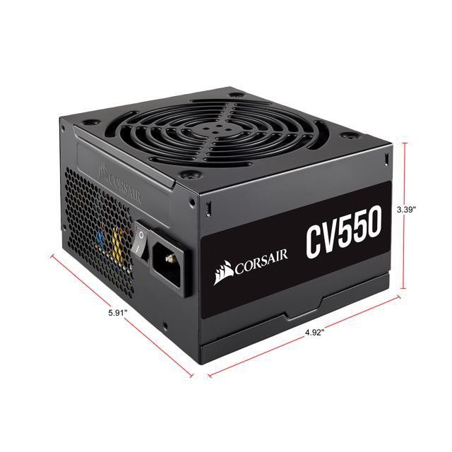 Corsair CV550 550Watt PSU/ Power Supply 550W 80 Plus Bronze