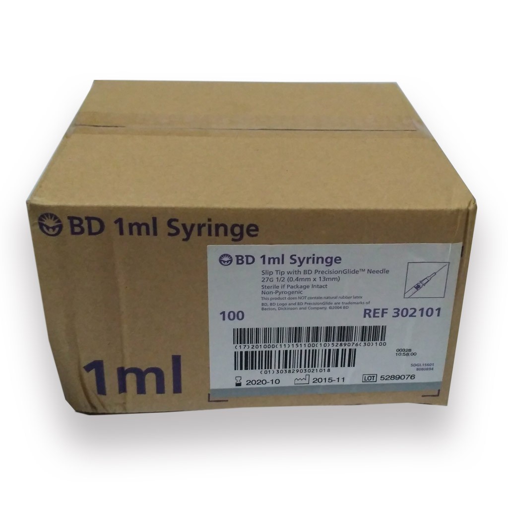 BD TUBERCULLIN 1cc / Spuit BD 1ml / Syringe Box