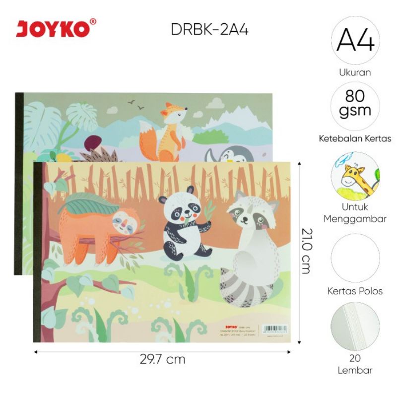 

Buku Gambar A4 Joyko Drawing Book DRBK-2A4