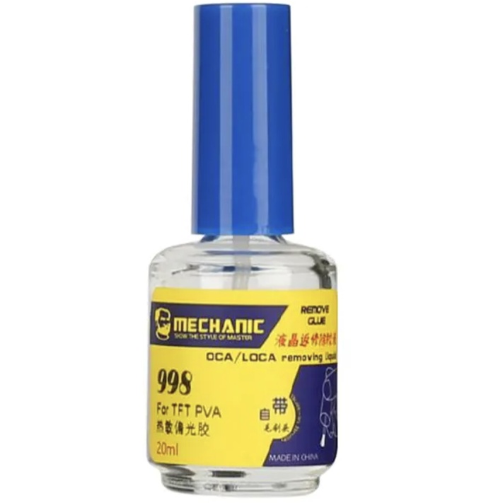 MECHANIC Cairan Removing Lem Oca 998 [20Ml] For Tft Pva Polarizer Pressure Sensitive Original