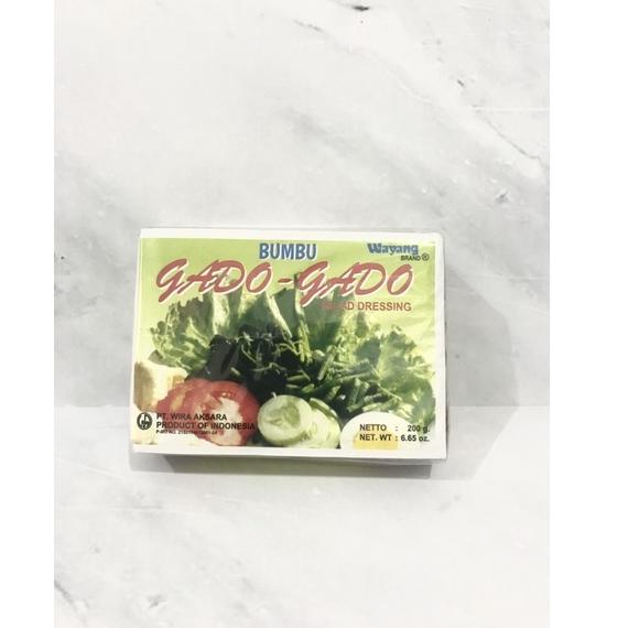 

Ori Bumbu Gado-gado 200 gram, kwalitas export, merk Wayang, minimum order 2 pack ..,,.,,.,