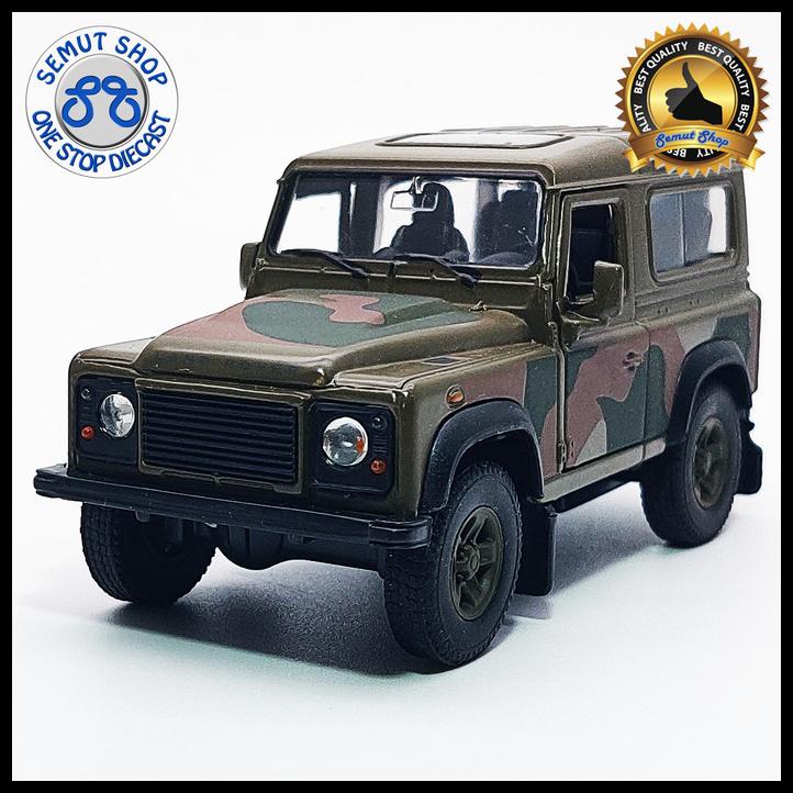 Force Welch | Welly Nex Land Rover Defender Military Edition Miniatur Mobil Tentara