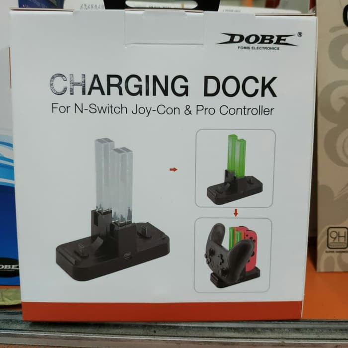 DOBE CHARGING DOCK FOR N-SWITCH JOY CON &amp; PRO CONTROLLER