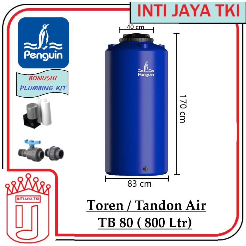 TB 80 (800LTR)TOREN / TANDON AIR PVC PENGUIN ORIGINAL
