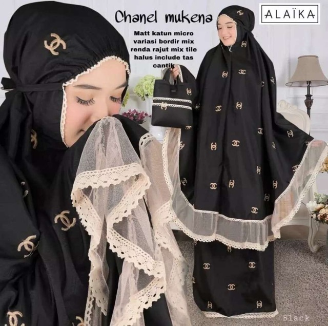 Mukena rayon LV renda tile terbaru terlaris