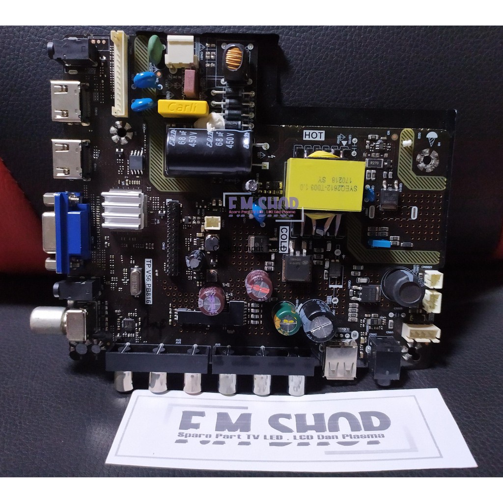 Mainboad TV Akari LE-32V89 - Mesin TV Akari LE 32V89 - MB TV 32V89