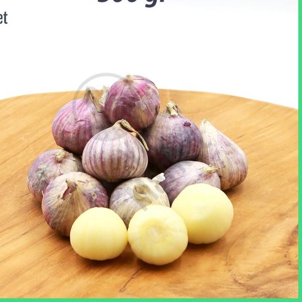 

✭ Bawang Putih Tunggal Lanang 500gr - Sedang, 500 gram ♦