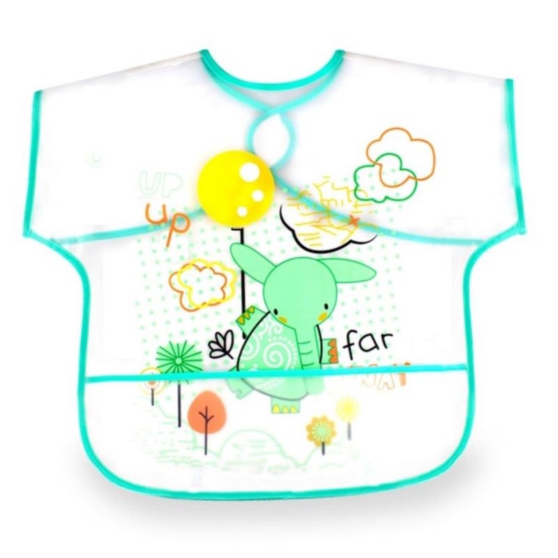 LustyBunny Bib Slabber Plastik Waterproof ATL2001-02/Celemek Bayi