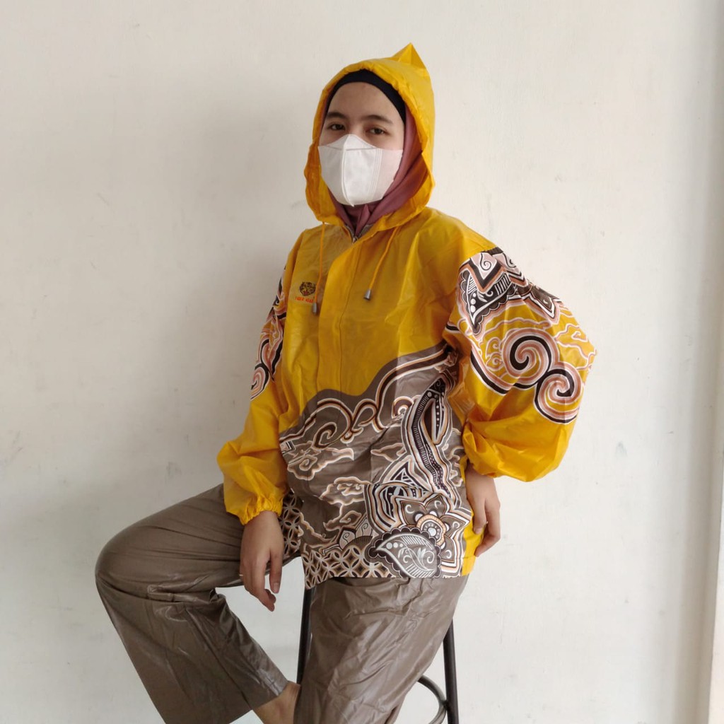 Jas Hujan TIGER HEAD Motif Batik Setelan Dewasa 68252 Jas Hujan TIGER HEAD Motif Batik Setelan Dewasa 68252