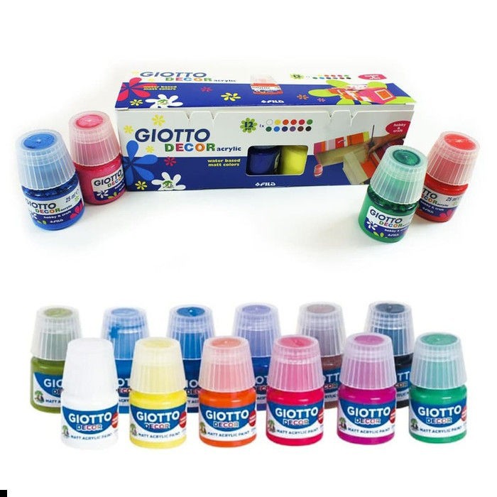 

Giotto Acrylic 12 Colours